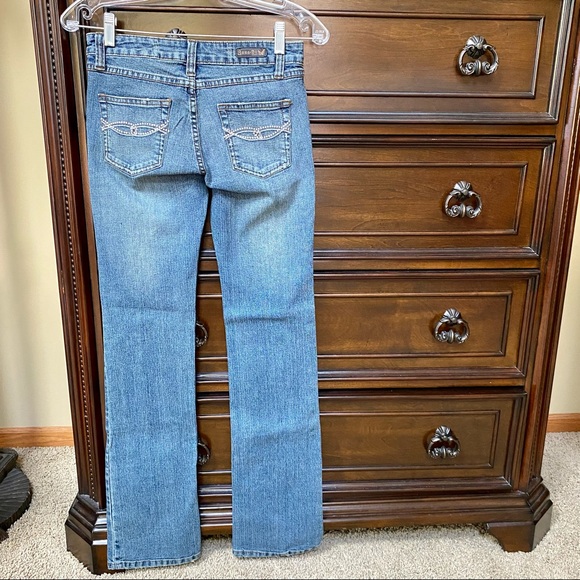 Low Rise Flare Embellished Jeans | 3 - Picture 4 of 7